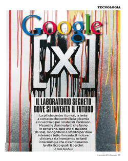 Google X - Associazione Scienza e Vita
