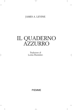 IL QUADERNO AZZURRO