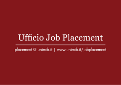 Ufficio Job Placement