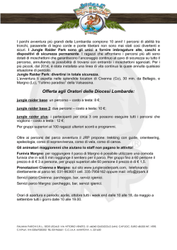 Scarica il programma oratori