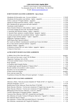Libri disponibili Paolini