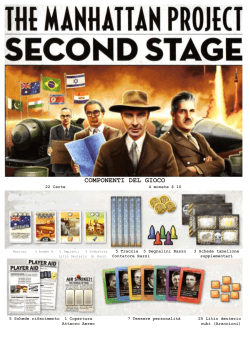 THE MANHATTAN PROJECT second stage ITA