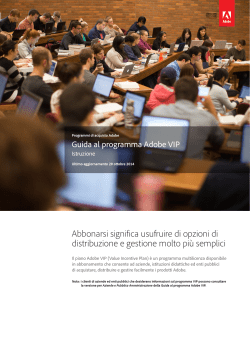 Guida al programma VIP