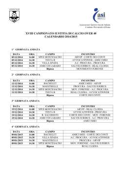 II TORNEO SUMMUM IUS