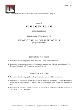 Download del file allegato - Conservatorio Pierluigi da Palestrina