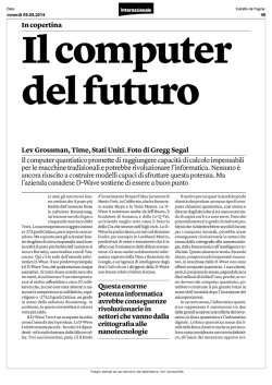 Il computer del futuro
