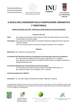 Invito Convegno INU - FEDERAZIONE