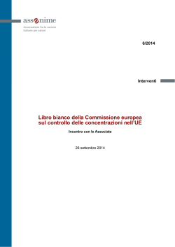 Documento ASSONIME