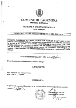 Determina Dirigenziale