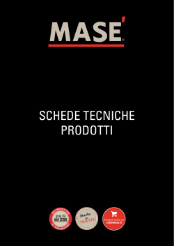 Schede tecniche PROdOtti