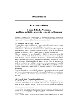 Il caso di Radio Vaticana: problemi antichi e nuovi