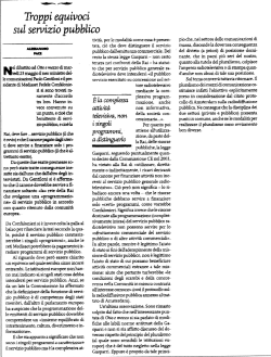 A.Pace, Troppi equivoci sul servizio pubblico, in Europa, 25.6.2006