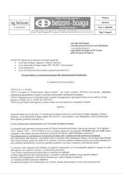 Download - Istituto Tecnico Statale "GB Belzoni