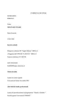 curriculum vitae - IIS Vaglio Rubens