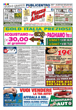 19 anno - piazza affari