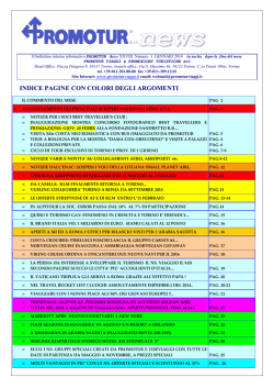 INDICE PAGINE CON COLORI DEGLI ARGOMENTI