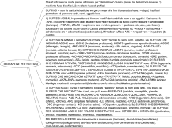 gram. DERIVAZIONE PER SUFFISSI