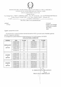 download circolare e calendario scrutini