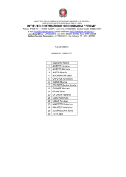 ITE - Classi prime - Liceo Scientifico "E. Fermi"