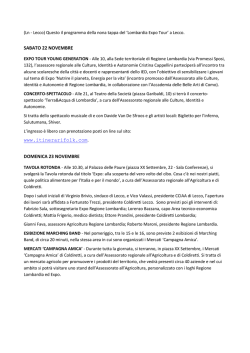 Il programma (238 KB) PDF - Expo