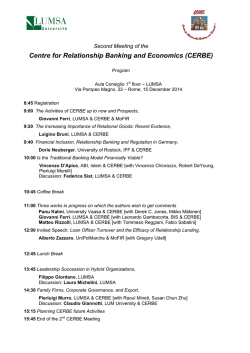 Il programma completo