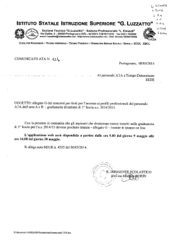 ISTITUTO STATALE ISTRUZIONE SUPERIORE