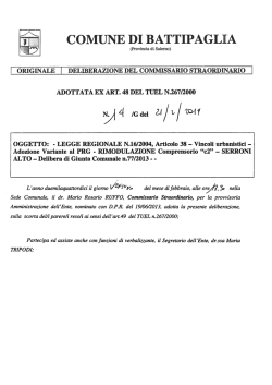 DELIBERA n. 014 del 21/02/2014 - Legge Regionale n. 16/2004