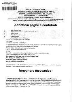 Visualizza le offerte di lavoro della settimana 24
