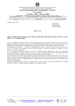 E. VANONI" Via Adda 6 - 20871 Vimercate (MB)