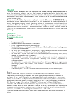 ISO 50001 Programma - Ordine degli Ingegneri di Crotone