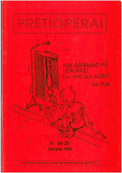 1993 n.24-25 / NON DOVRANNO PIÙ ISTRUIRSI