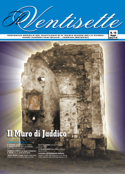 Il Muro di Jaddico - Santuario di Santa Maria Madre della Chiesa