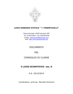 Classe 5^ D - Parentucelli
