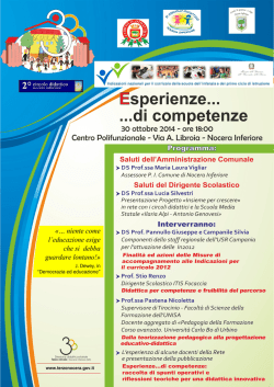 Esperienze... di competenze - Terzo Circolo Didattico