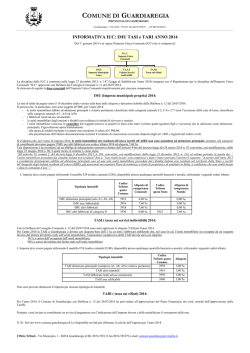 IUC: nota informativa anno 2014