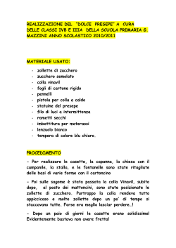 dolce presepe - Istituto Comprensivo n.1 G.Mazzini