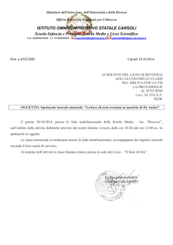 leggi tutto - istituto omnicomprensivo carsoli