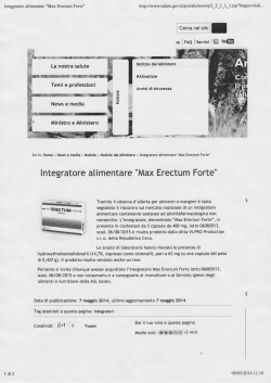 Integratore atimentare "Max Erectum Forte"