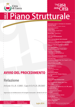 il Piano Strutturale