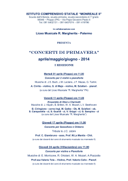 Concerti di primavera 2014 ics Monreale II
