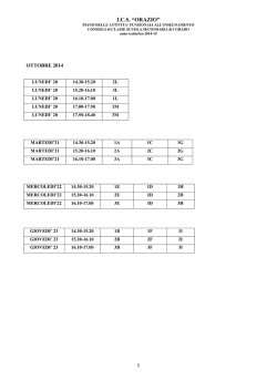 I.C.S. &ldquo;ORAZIO&rdquo;