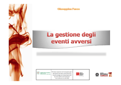 La gestione degli eventi avversi