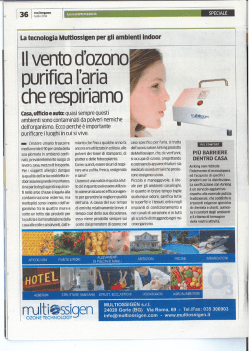 La tecnologia Multiossigen per gli ambienti indoor