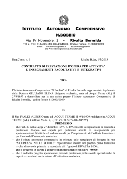 IVALDI ALESSIO - Istituto Comprensivo "Norberto Bobbio"