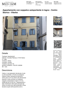 stampa annuncio [pdf] - Agenzia immobiliare Viterbo MED