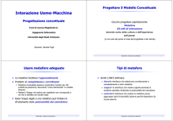 Interazione Uomo-Macchina - Ingegneria