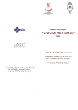 Download - SUN - Facolt&agrave; di Economia della Seconda Universit&agrave; di