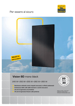 Scheda tecnica Vision 60 mono black - Solar