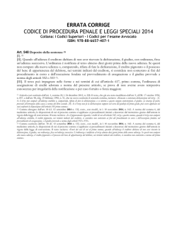 Download errata corrige - Neldiritto Editore srl