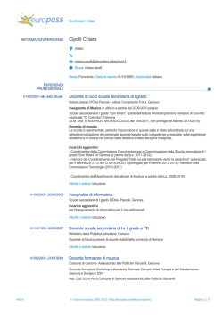 CV Cipolli - WordPress.com